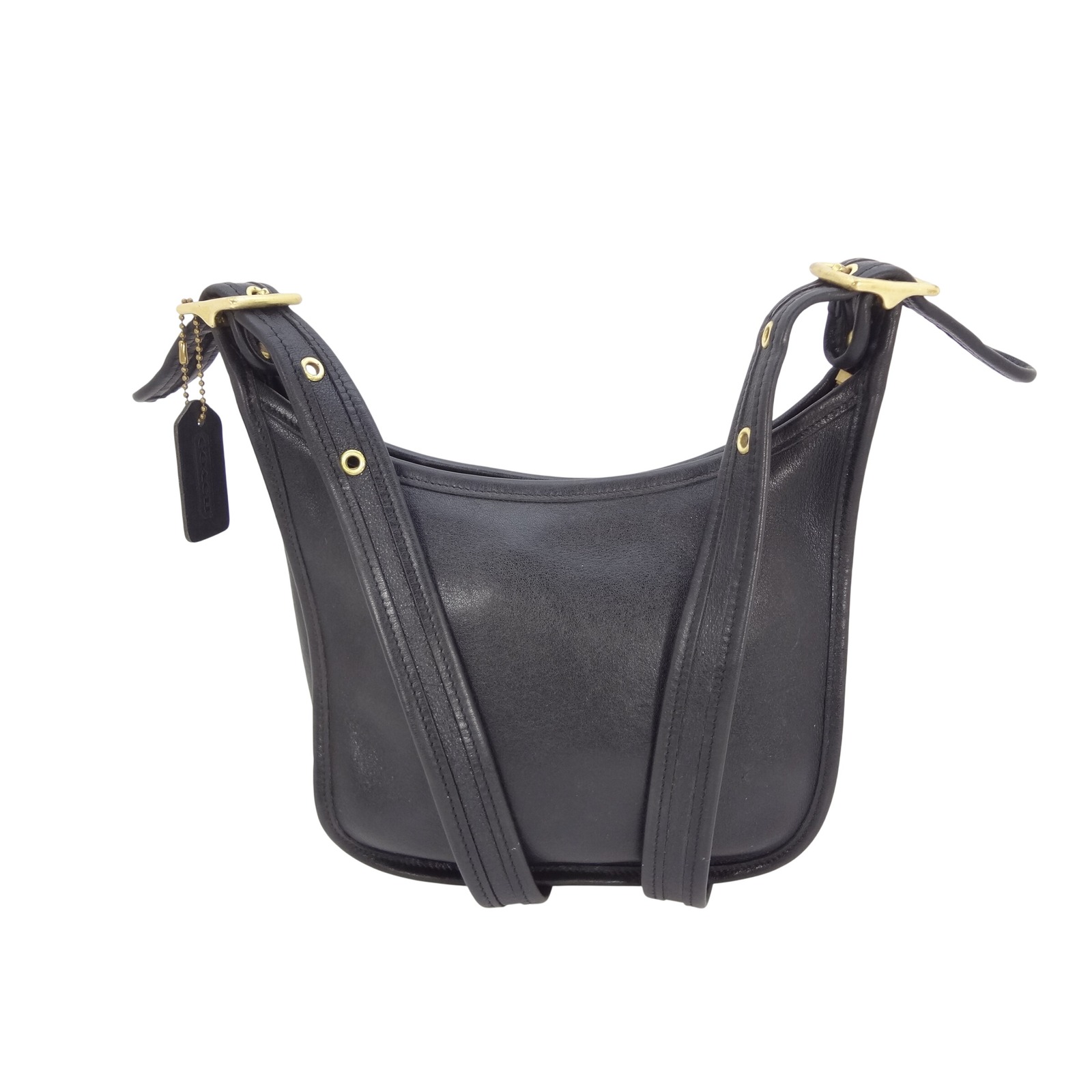 Vintage Coach Janice Legacy Bag Black Brass F8u-9950